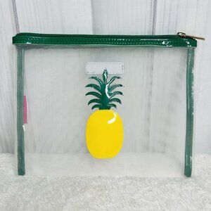 NWOT LoLo Pineapple Mesh Zipper Make-up Cosmetic Bag 9" x 7.5"
